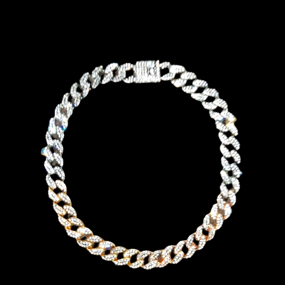 2 tone Miami Cuban Chain - Picture 5 of 12